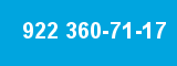 922 360-71-17 922 360-71-17